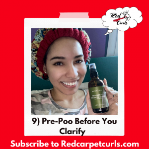 winter haircare tip 9 - pre-poo before you clarify